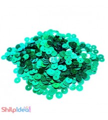 Sequins Round Flat 5mm - Green