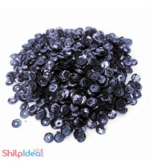 Sequins Round Cupped 5mm - Black