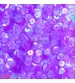 Sequins Round Cupped 5mm - Purple AB